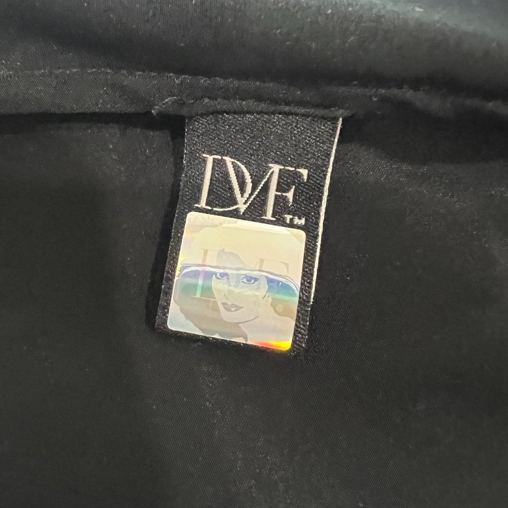 Diane Von Furstenberg Heartie Black Silk Blend Romper Size 8‎ - Picture 8 of 9